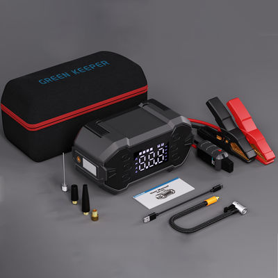 8.0L de gasolina Banco de energía portátil multifuncional arrancador de salto de coche con compresor de aire para todos los coches