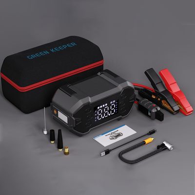 QC 18W Tipo-C entrada portátil recargable arrancador de salto con refuerzo de batería incorporada