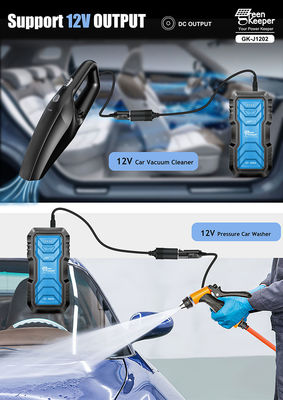 Batería de emergencia de automóvil con luz de trabajo LED y 12V de corriente continua para emergencias de automóvil