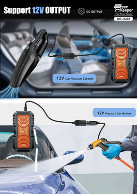 QC 18W Entrada GreenKeeper UltraSafe Supercondensador 2000A Batería arrancador de salto con luz LED