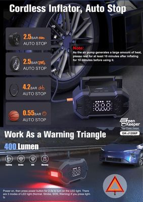 Empieza los coches fácilmente con el Green Keeper UltraSafe 12v 24v 3000A Batería Booster Pack