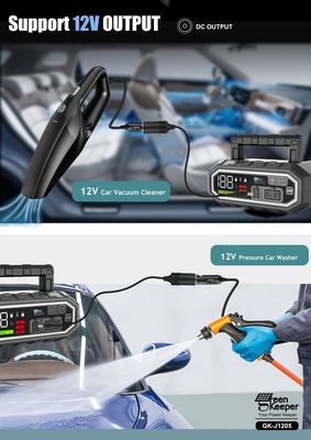 Adaptado para vehículos y camiones 12V 24V 4000A Batería de refuerzo Pack Jump Starter portátil
