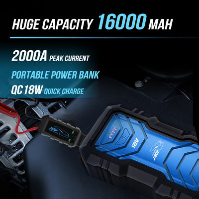Batería de alta descarga 2000A con salida de carga multifuncional USB-A