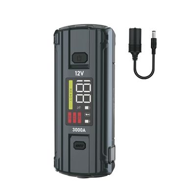 Función de la pantalla LCD UltraSafe 12V 24V 3000A Batería de refuerzo de paquete para el arranque del salto del coche