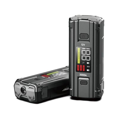 Función de la pantalla LCD UltraSafe 12V 24V 3000A Batería de refuerzo de paquete para el arranque del salto del coche