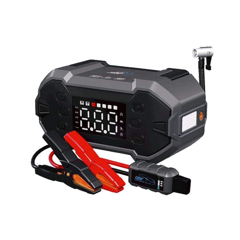 8.0L de gasolina Banco de energía portátil multifuncional arrancador de salto de coche con compresor de aire para todos los coches