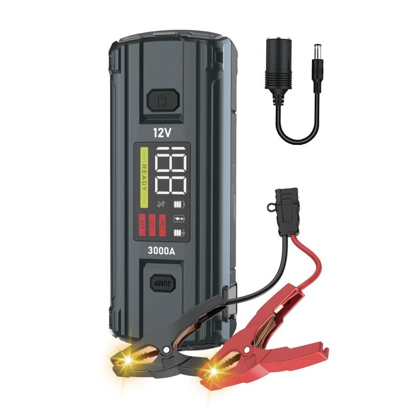 Batería de automóvil Jump Starter UltraSafe Super Capacitor 3000A Banco de energía para vehículos Camión